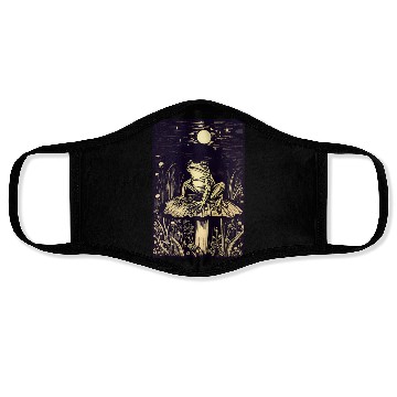 Discover Starry night frog Face Masks