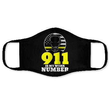 Discover 911 Is My Work Number Dispatcher Emergency Face Masks