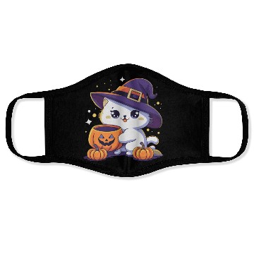Discover Cute Cat Halloween 3 Face Masks
