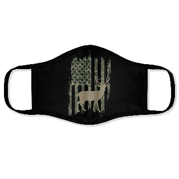 Discover Camo American Flag Deer Face Masks