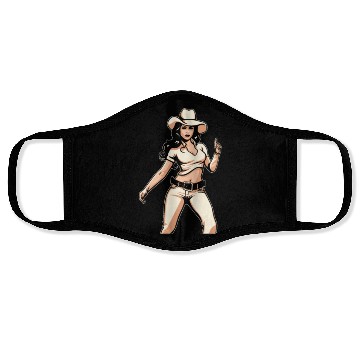 Discover Line Dance Line Dancing Cowgirl Face Masks