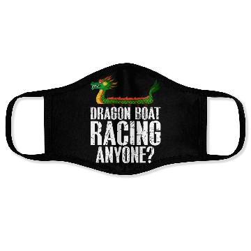 Discover Funny Dragon Boat Racing Anyone Paddle Face Masks