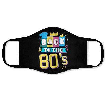 Discover Back to the 80s party theme costume Face Masks