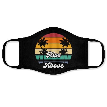 Discover Rise Above with Palm Trees Face Masks