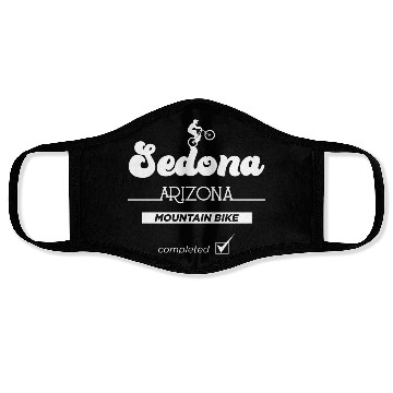 Discover Sedona Arizonna Mountain Biking Face Masks