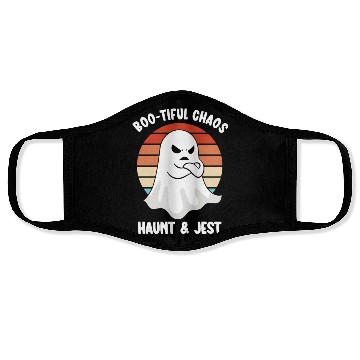 Discover Ghost Hunter Funny Ghost Angry Ghost Halloween Face Masks