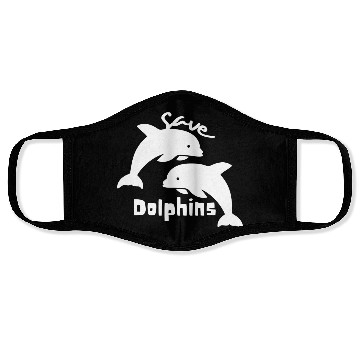 Discover Save Dolphins Face Masks