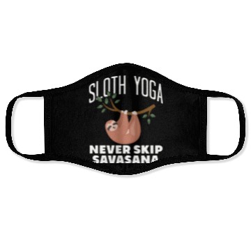 Discover Sloth Yoga 1 Face Masks