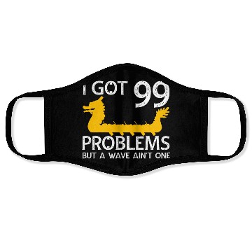 Discover Funny Dragon Boat Racing Paddle Face Masks