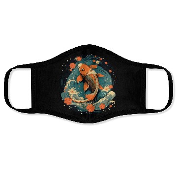 Discover Koi Fish Koi Carp Japanese Koi Garden-Pond Koi Face Masks