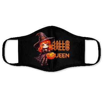 Discover Hallo Queen Redhead Witch Face Masks