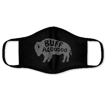 Discover Distressed Buffalo Buffaloooooo American Bison Face Masks