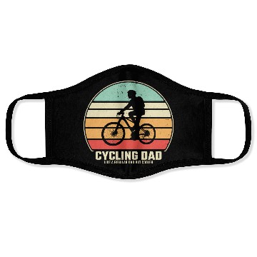 Discover Cycling Dad Face Masks