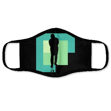 Discover golf golf ball golfer golf club Face Masks