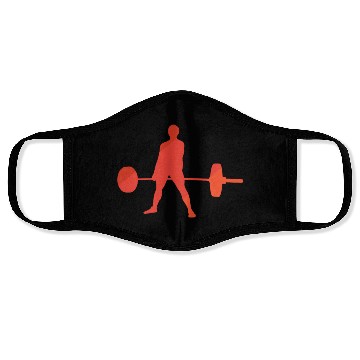 Discover Weightlifting Gym Deadlift Muscle Giant Face Masks