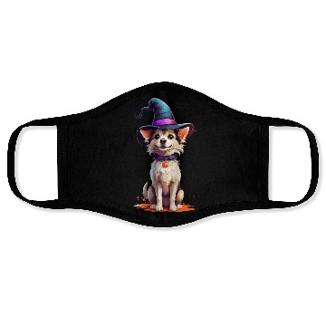 Discover Halloween Witch Dog Face Masks