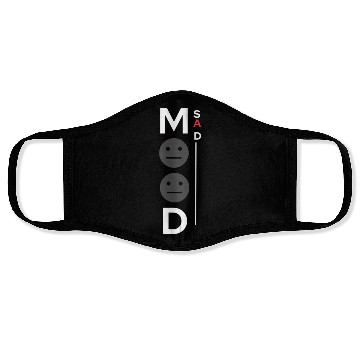 Discover Sad mood design Face Masks