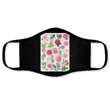 Discover Sunshine and Daffodil Spring Flowers Face Masks