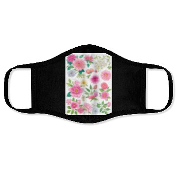 Discover Lavender and Lilac Spring Flowers Face Masks