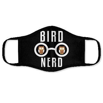 Discover Bird Nerd Face Masks