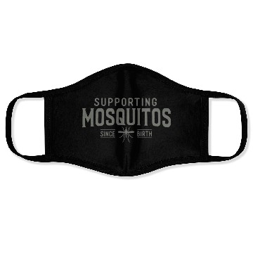 Discover Supporting Mosquitos Camping Lover Campfire Face Masks