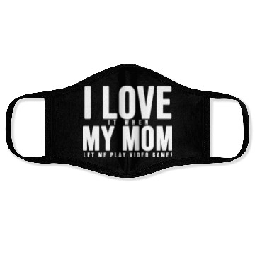 Discover I Love My Mom Face Masks