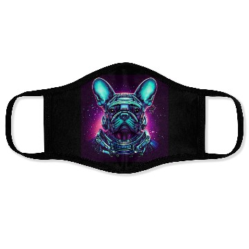 Discover French Bulldog Alien Face Masks