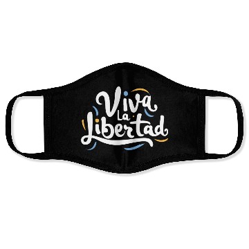 Discover Viva La Libertad Javier Milei Face Masks