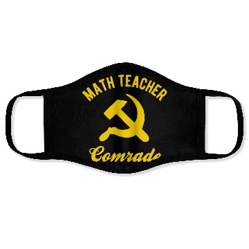 Discover Communist Math Teacher Math Teacher Comrades Face Masks