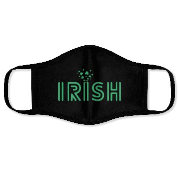 Discover Irish In A Retro Font Face Masks
