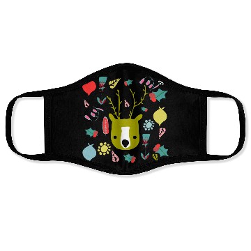 Discover Cute Christmas Deer Face Masks