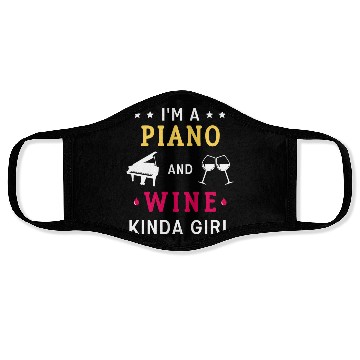 Discover Funny Piano Teacher Women Face Masks