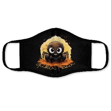 Discover Halloween cute scary spider. Spider Power Face Masks