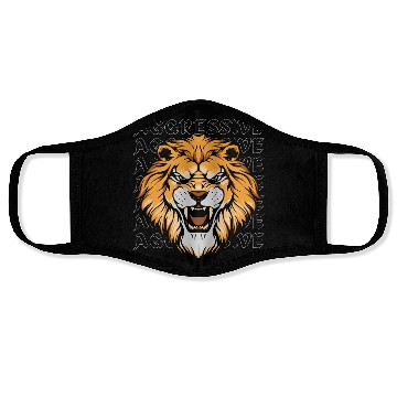 Discover Lion, Motivational Workout Face Masks