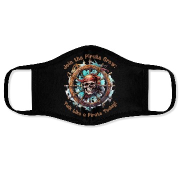 Discover Join the Pirate Crew Face Masks