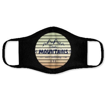 Discover Mountains | Hiking | Nature | Adventure Face Masks