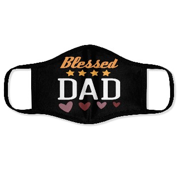 Discover Blessed Dad Face Masks