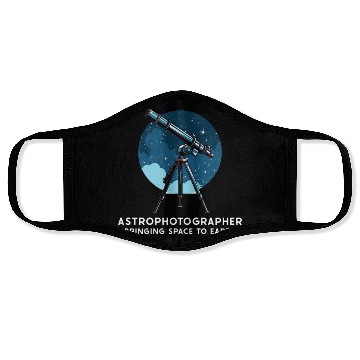 Discover Astrophotography Astronomy Space Camera Star Watch Face Masks