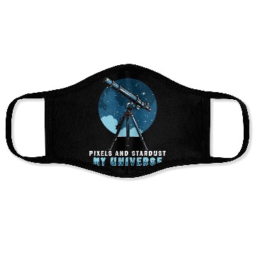 Discover Astrophotography Astronomy Space Camera Star Watch Face Masks