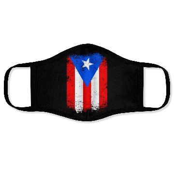 Discover Puerto Rico Flag Puerto Rican Face Masks