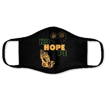Discover Hope mental health design Face Masks