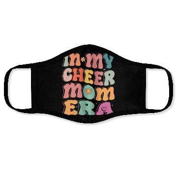 Discover In My Cheer Mom Era Tie Dye Cheerleading Sport Mom Face Masks