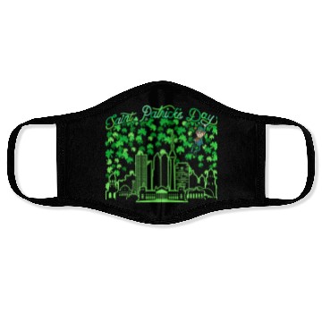 Discover Saint Patrick's Day Berlin Germany Face Masks