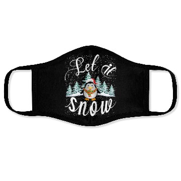 Discover Winter - Let it snow Face Masks