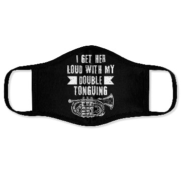 Discover Mellophonist Musical Instrument Orchestra Face Masks