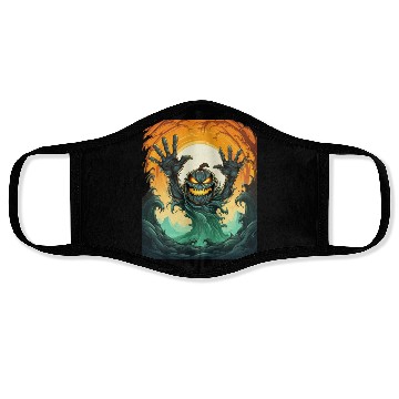 Discover Halloween Emerging Hands Spooky Pumpkin Face Masks