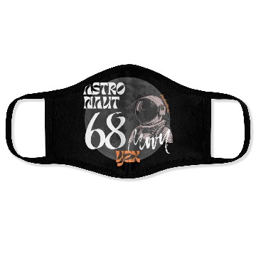 Discover vintage moon astronaut Face Masks