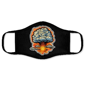 Discover Explosion Fireworks Pyrotechnics Face Masks