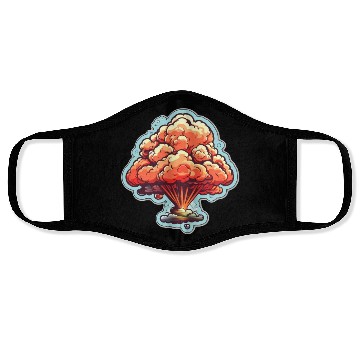 Discover Explosion Fireworks Pyrotechnics Face Masks
