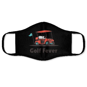 Discover Golfing - Golf Fever Face Masks